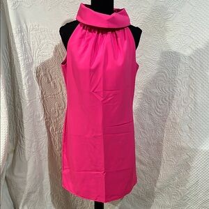Sail to Sable Pink Cowl Neck Dress, size small